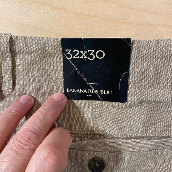 Banana Republic Linen/Cotton Blend Pants 32 x 30 (FK) - Picture 14 of 14
